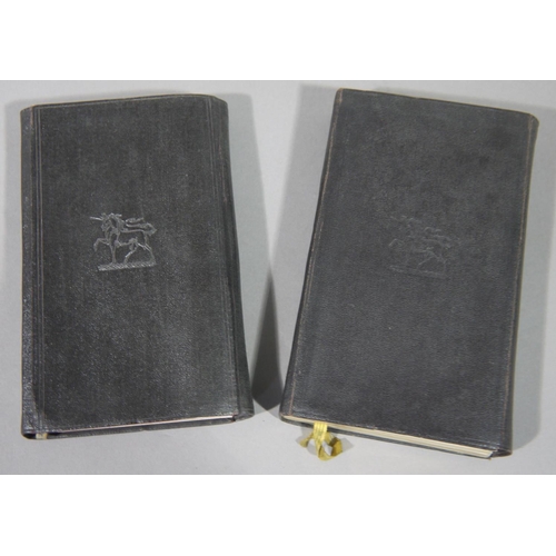 110 - Two Medical Diaries With Visiting List 1915 & 1933 produced by the Wellcome Foundation index of dise... 