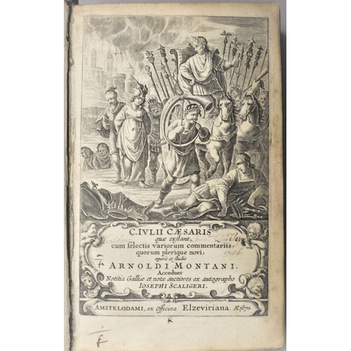 1 - Caesar, C. Iulius., Quae exstant, cum selectis variorum commentariis, quorum plerique novi, engraved... 