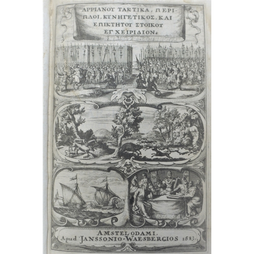 11 - Arrian.- Arrianus Lucius Flavius, Ars tactica, acies contra Alanos, periplus ponti Euxini, periplus ... 