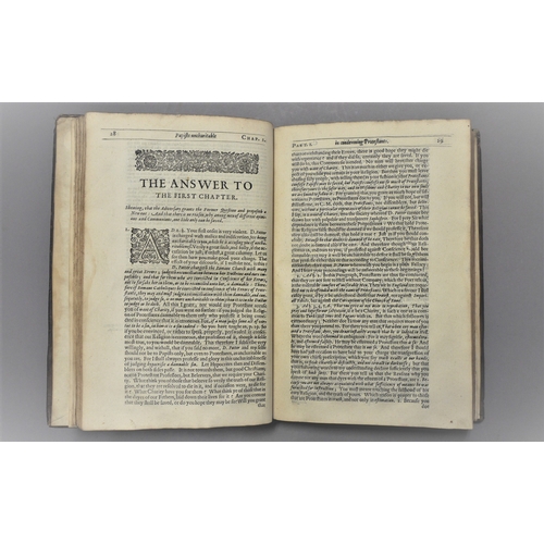 27 - Chillingworth (William), The Religion of the Protestants A Safe Way to Salvation, second edition, c... 