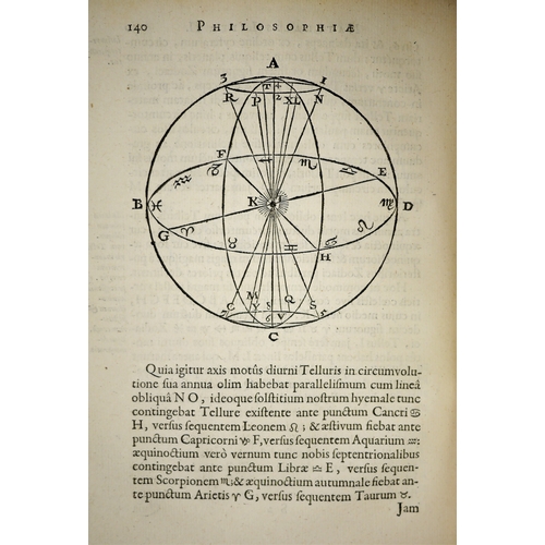 107 - Le Roy (Henri), Philosophia Naturalis, third edition, title in red and black, folding twin-hemispher... 