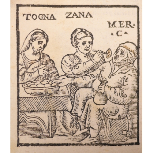 155 - Folengo (Teofilo), Merlini Cocaii poetae mantuani macaronicum, woodcut title device, 27 woodcut pla... 