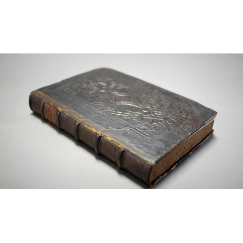 168 - Binding.- Calvin (John), Institution de La Religion Chretienne, woodcut letters,gauffered edges, co... 