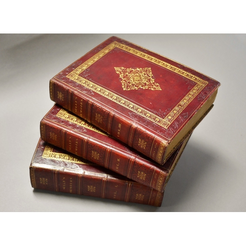 207 - Binding.- Sully (Maximilian de Bethune, Duke of), Memoirs of, EXTRA ILLUSTRATED EDITION, 3 vol., 354... 