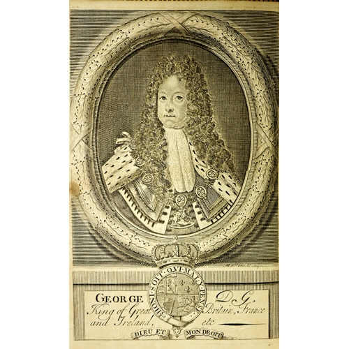 227 - .-, Annals King George, 6 vol., engraved portrait frontispiece vol. 1, mottled calf, gilt, spine gi... 