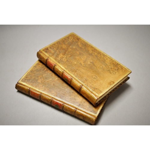 233 - Junius.-, Stat Nominis Umbra, 2 vol., tree calf, ruled in gilt, spine gilt, morocco spine labels, A.... 