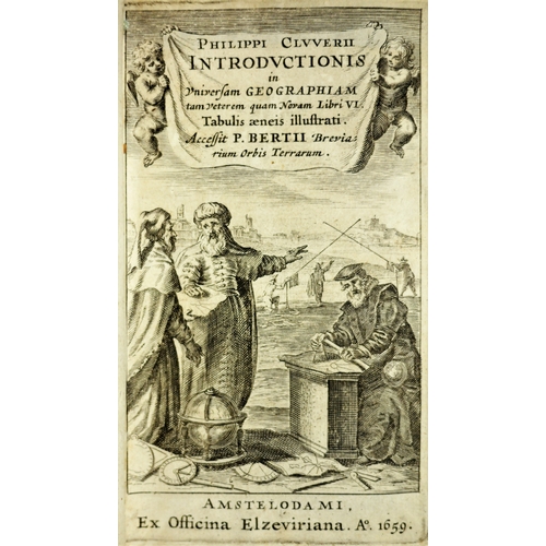 262 - Cluverius (Philippus), Introductionis in universam geographiam...., engraved title with bookplate pa... 