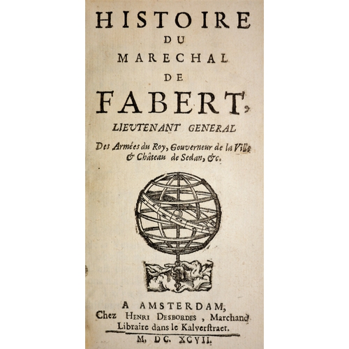 283 - [Sandras(Gatien, Courtilz de)], Histoire du maréchal de Fabert, lieutenant général, second edition, ... 