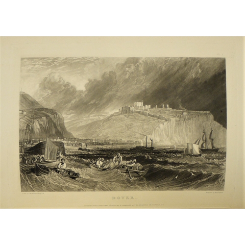 61 - Turner (Joseph Mallord William)  Ruskin (John) and Thomas Lupton, The Harbours of England, FIRST EDI... 