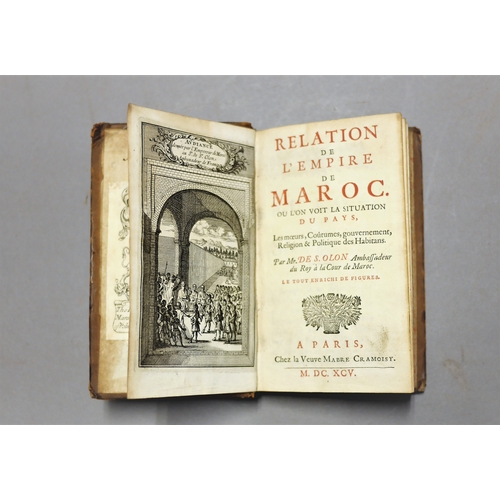 98 - St Olon (Francois Pidou de) , Relation de l'Empire de Maroc, FIRST ENGLISH EDITION, frontispiece, fo... 