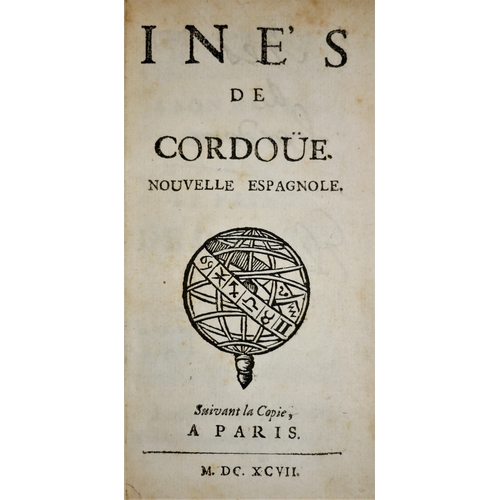 603 - Fine Binding.- [Bernard (Catherine)], Ine's de Cordoue Nouvelle Espagnole, woodcut title vignette, i... 