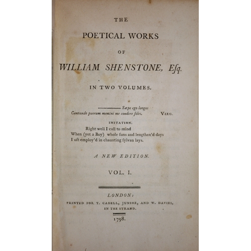 617 - Gay (John), Poems on Several Occasions, 2 vol., half-titles, engraved frontispiece and 3 engraved pl... 