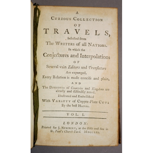 626 - Travel.-, A Curious Collection of Travels Selected from Writers of all Nations, mixed edition, 10 v... 