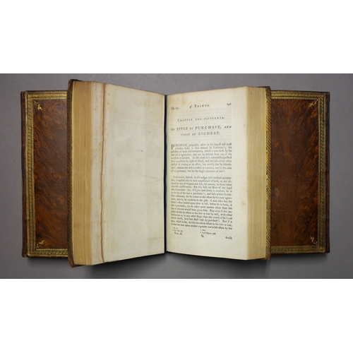 629 - Binding.- Blackstone (William, Sir), Commentaries on the Laws of England, seventh edition, 4 vol., e... 