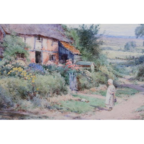 449 - HENRY JOHN SYLVESTER STANNARD (1870-1951), nr Stratford on Avon, watercolour, signed lower left, 34c... 