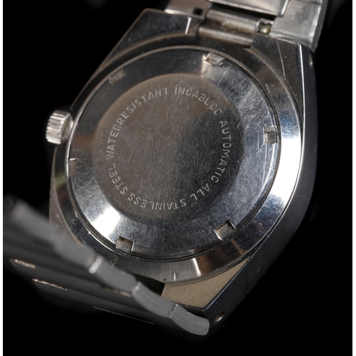 117 - An Oriosa gentleman's Super Automatic stainless steel wristwatch c.1975, automatic movement, 25 jewe... 