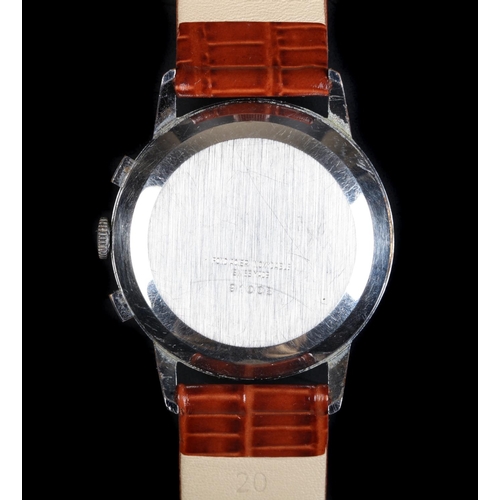 119 - An Oriosa gentleman's Base 30 Pulsations, stainless steel, chronograph wristwatch c.1965, manual jew... 