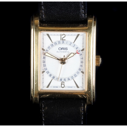124 - An Oris gentleman's Pointer Date rolled gold and steel wristwatch, c.1990. Automatic 17 jewel lever ... 