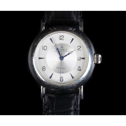 127 - A Poljot gentleman's stainless steel wristwatch, automatic jewel lever movement, silvered engine tur... 