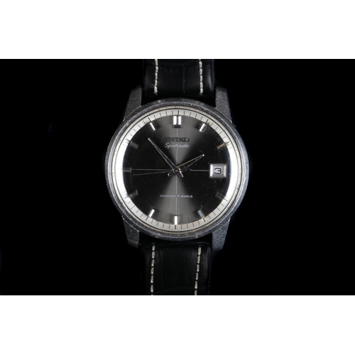 151 - A Seiko gentleman's Sportsmatic stainless steel 7625-8041 wristwatch c.1970 automatic Diashock 17 je... 
