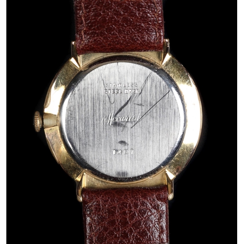 18 - An Accurist gentleman's rolled gold wristwatch c.1960 manual 21 jewel lever movement champagne dial,... 