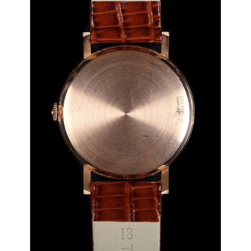 61 - A Girard-Perregaux gentleman's 18ct gold wristwatch c.1970s, manual, signed 17 jewel lever movement,... 