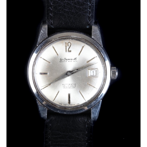 86 - A Le Cheminant gentleman's Master Mariner stainless steel wristwatch c.1965 automatic jewel lever mo... 