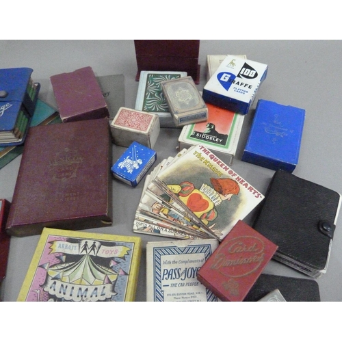 22 - A quantity of vintage card games to include Speed, Animal Families, Lexicon, Card Dominoes, Jacque's... 