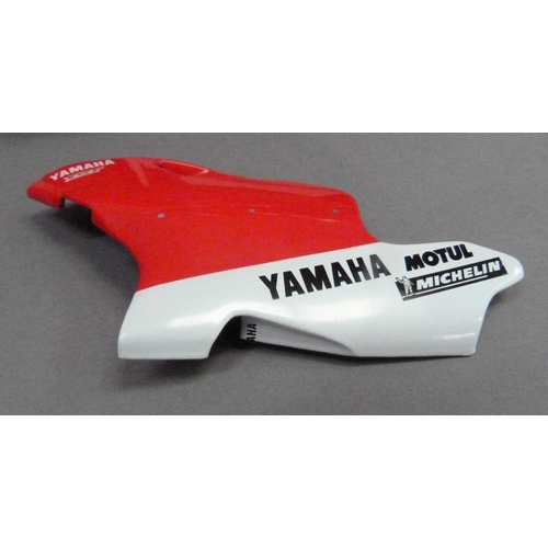 55 - Minichamps 1:12 Yamaha YZR500 Norifumi ABE MotoGP 2002, boxed and Yamaha YZR500 No. 3 GP 2001 boxed ... 