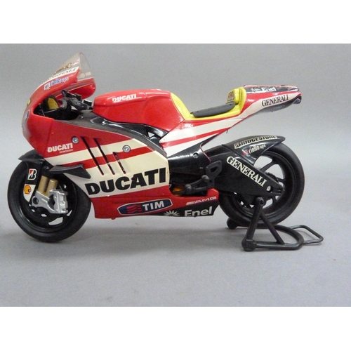 56 - Minichamps 1:12 Ducati 998 RS Michael Rutter Macau GP 2002, boxed, and Ducati Desmosedici GP11, boxe... 