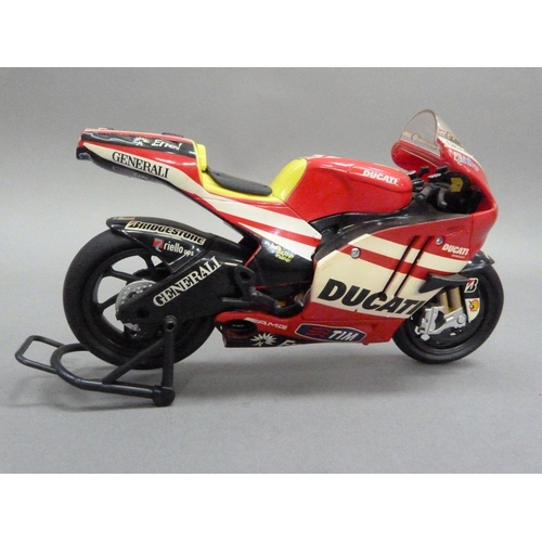 56 - Minichamps 1:12 Ducati 998 RS Michael Rutter Macau GP 2002, boxed, and Ducati Desmosedici GP11, boxe... 