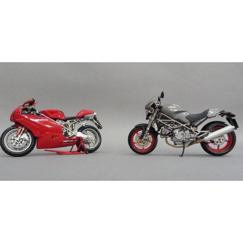 57 - Minichamps 1:12 Ducati 999 street version, boxed, and Ducati Monster, boxed