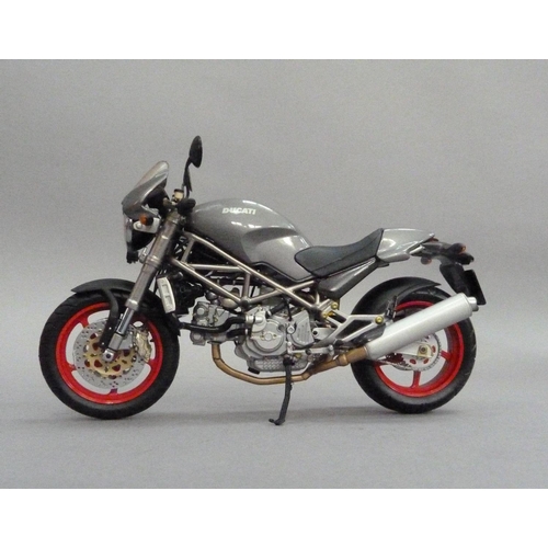 57 - Minichamps 1:12 Ducati 999 street version, boxed, and Ducati Monster, boxed