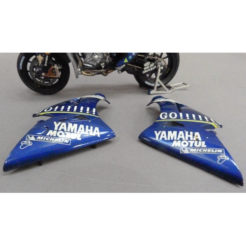 59 - Minichamp 1:12 Yamaha YZR M1 Valentino Rossi Gauloises Yamaha Team MotoGP 2005, boxed, together with... 