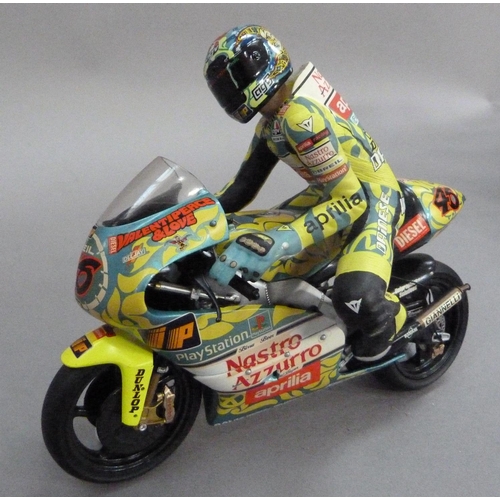 60 - Minichamp 1:12 Aprilia RSW Valentino Rossi Mugello GP 1999, boxed, Valentino Rossi figurine GP Mugel... 