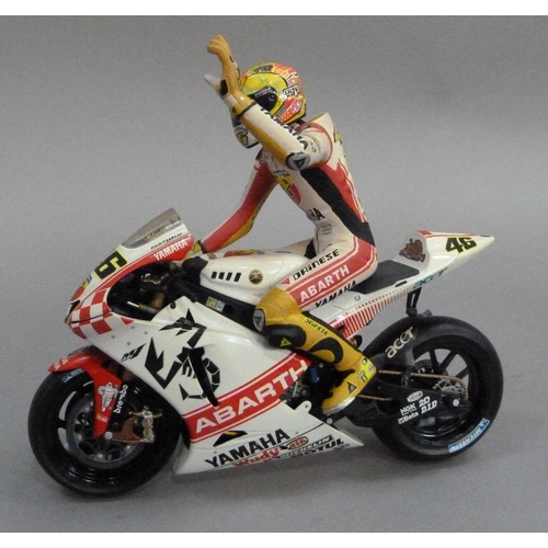 63 - Minichamps 1:12 Yamaha YZR-M1 Valentino Rossi Fiat Team MotoGP 2007 GP Australia, boxed, and Valenti... 