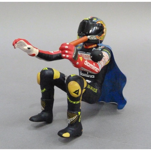 64 - Minichamp 1:12 Aprilia Valentino Rossi GP1997, boxed and Valentino Rossi figurine GP125 1997 boxed (... 