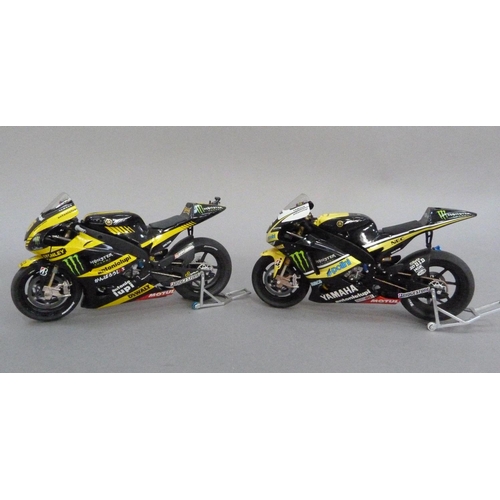 78 - Minichamps 1:12 Yamaha YZR M1 James Toseland Team Tech 3 Yamaha MotoGP 2009 and Yamaha YZR M1 Carl C... 