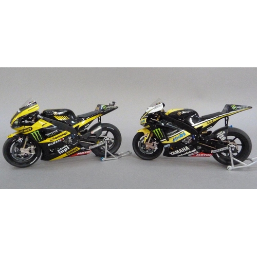 78 - Minichamps 1:12 Yamaha YZR M1 James Toseland Team Tech 3 Yamaha MotoGP 2009 and Yamaha YZR M1 Carl C... 