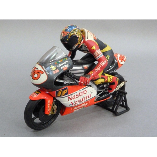 79 - Minichamps 1:12 Aprilia 250ccm Valentino Rossi Assen GP 1998, boxed and Valentino Rossi figurine GP2... 