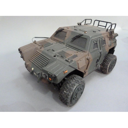 108 - Kyosho L.A.V. light armoured vehicle radio-controlled electric powered 4WD military vehicle, in orig... 