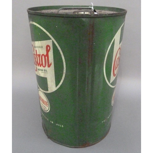 122 - A 'Castrolite' Wakefield Castrol Motor Oil five gallon drum