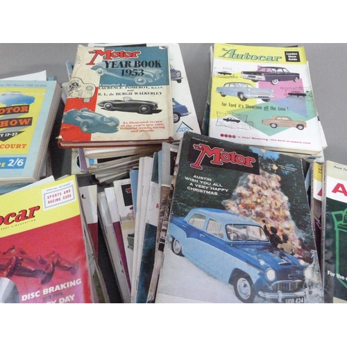 133 - The Motor, 1956-64, approximately 75 copies and six later issues 1981-82 to include the new Ford Sie... 