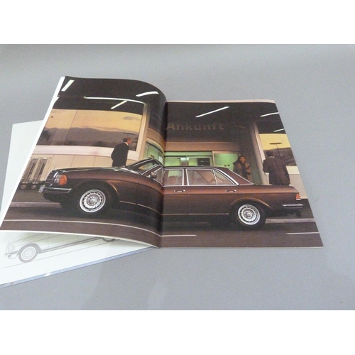 137 - Mercedes-Benz: collection of dealer's brochures, c.1980s to include 200, 230E, 250 and 280E (2)