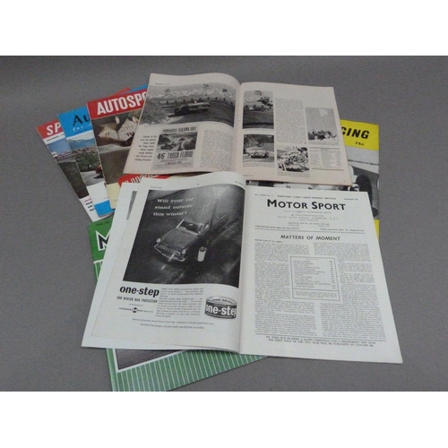 155 - Motorsport Interest c.1954-1960: Motor Racing, Motor Sport, Autosport and other magazines to cover a... 