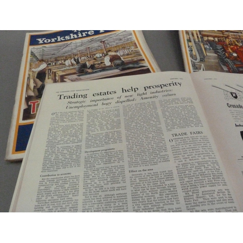 169 - The Yorkshire Post Trade Review Factory Sites 1955, '56, '57, '58, '59, '60, '61 (7)