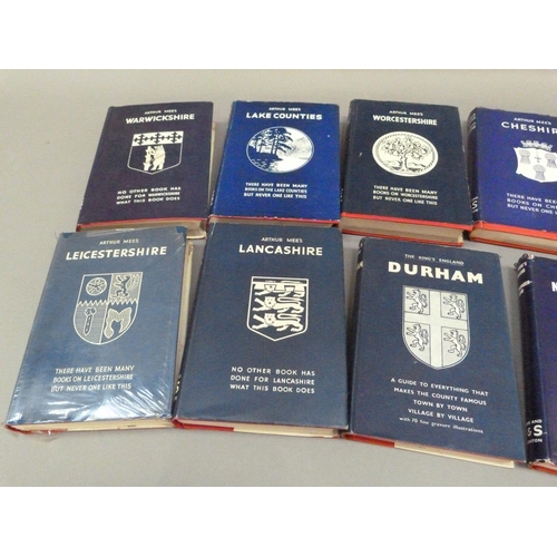 173 - The Kings England, Arthur Mees, Lancashire, Worcestershire, Leicestershire & Rutland, Lake Counties,... 