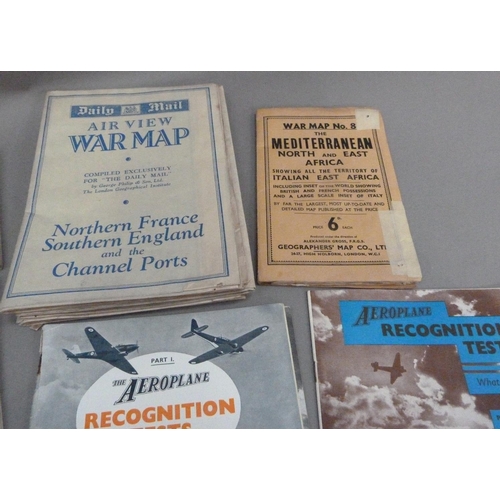 175 - Aeroplane Recognition Tests, Parts 1-6, c.1940; Aircraft Identification, Parts 1-4, c.1942 (6); Scal... 