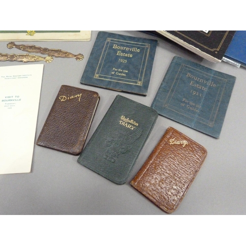 181 - A collection of ephemera relating to the Bournville Village Trust to include invitation to attend th... 