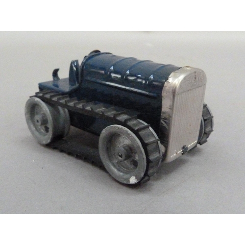 207 - Tri-Ang Minic Tractor, tinplate clockwork scale model, in original box